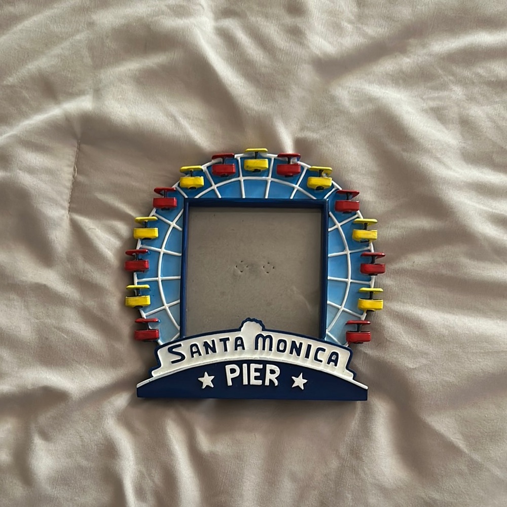 Santa Monica Pier Ferris Wheel Photo Frame